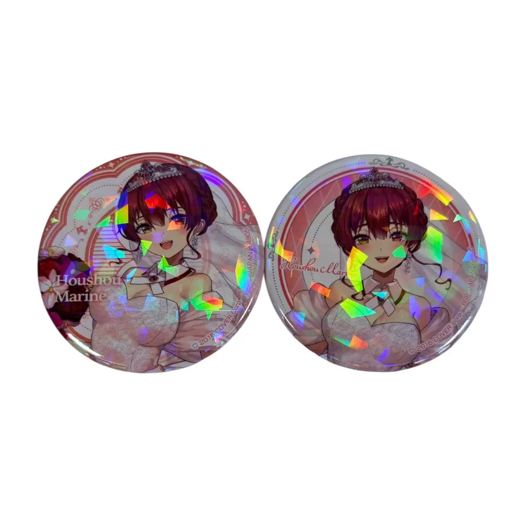 一番くじ ホロライブ WeddingDressStyle 宝鐘マリン 缶バッジ