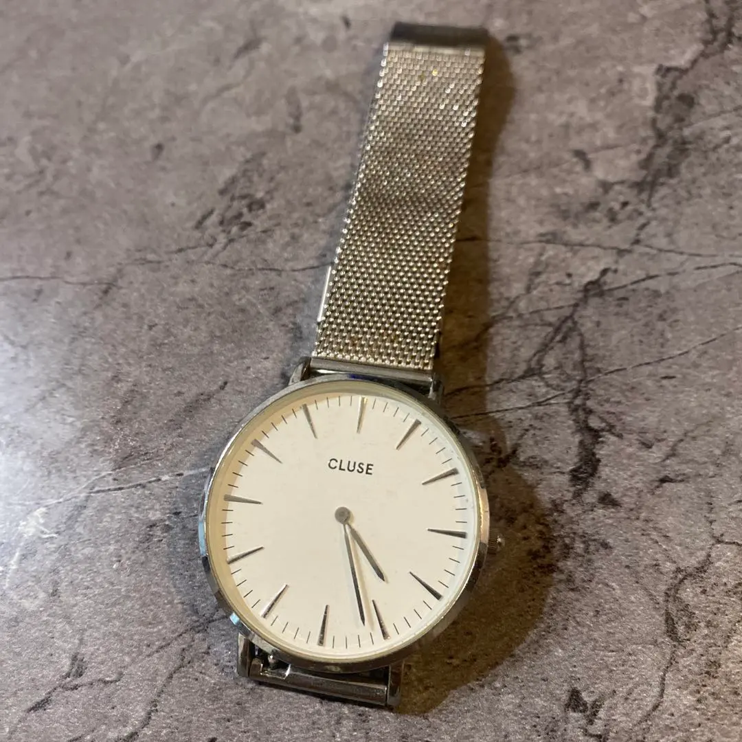 CLUSE シルバーメッシュ時計
