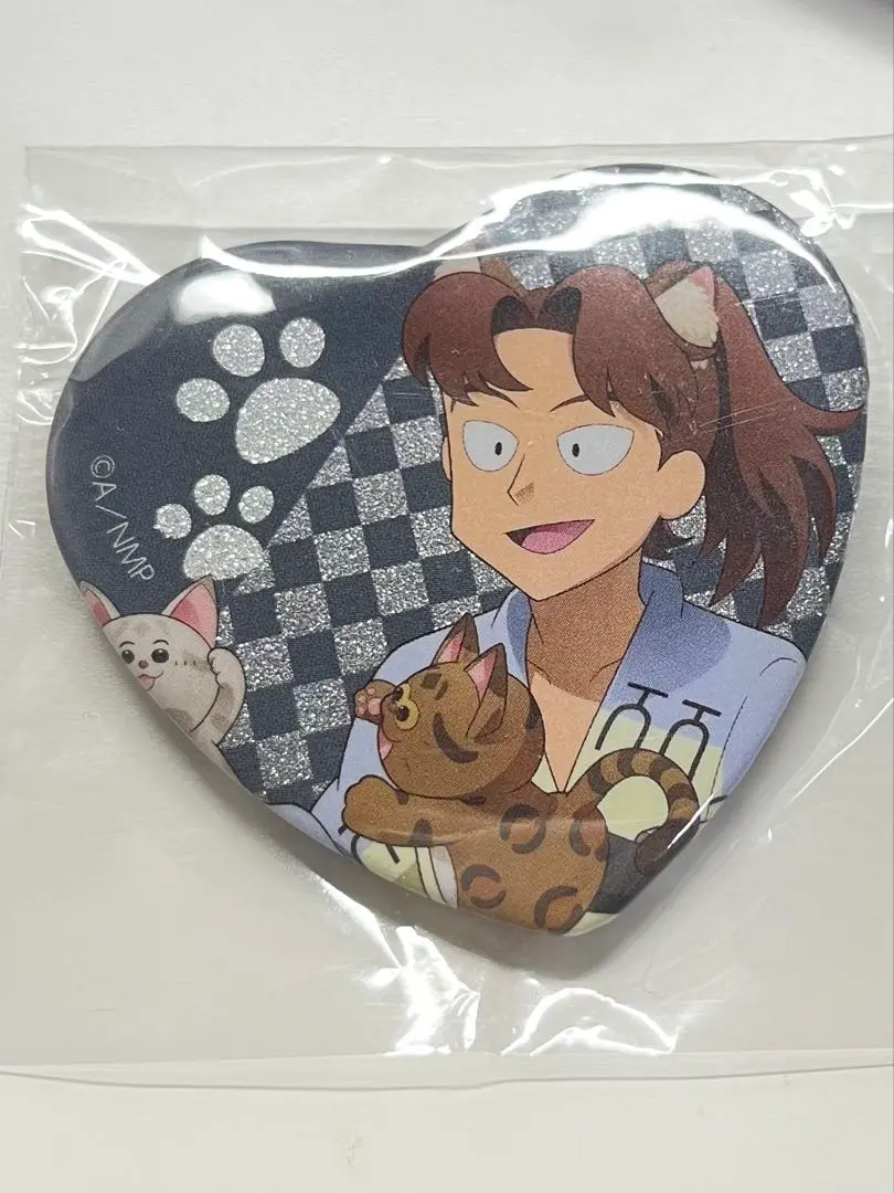 山田利吉 ハート缶バッジ 忍たま乱太郎 ナンジャタウン