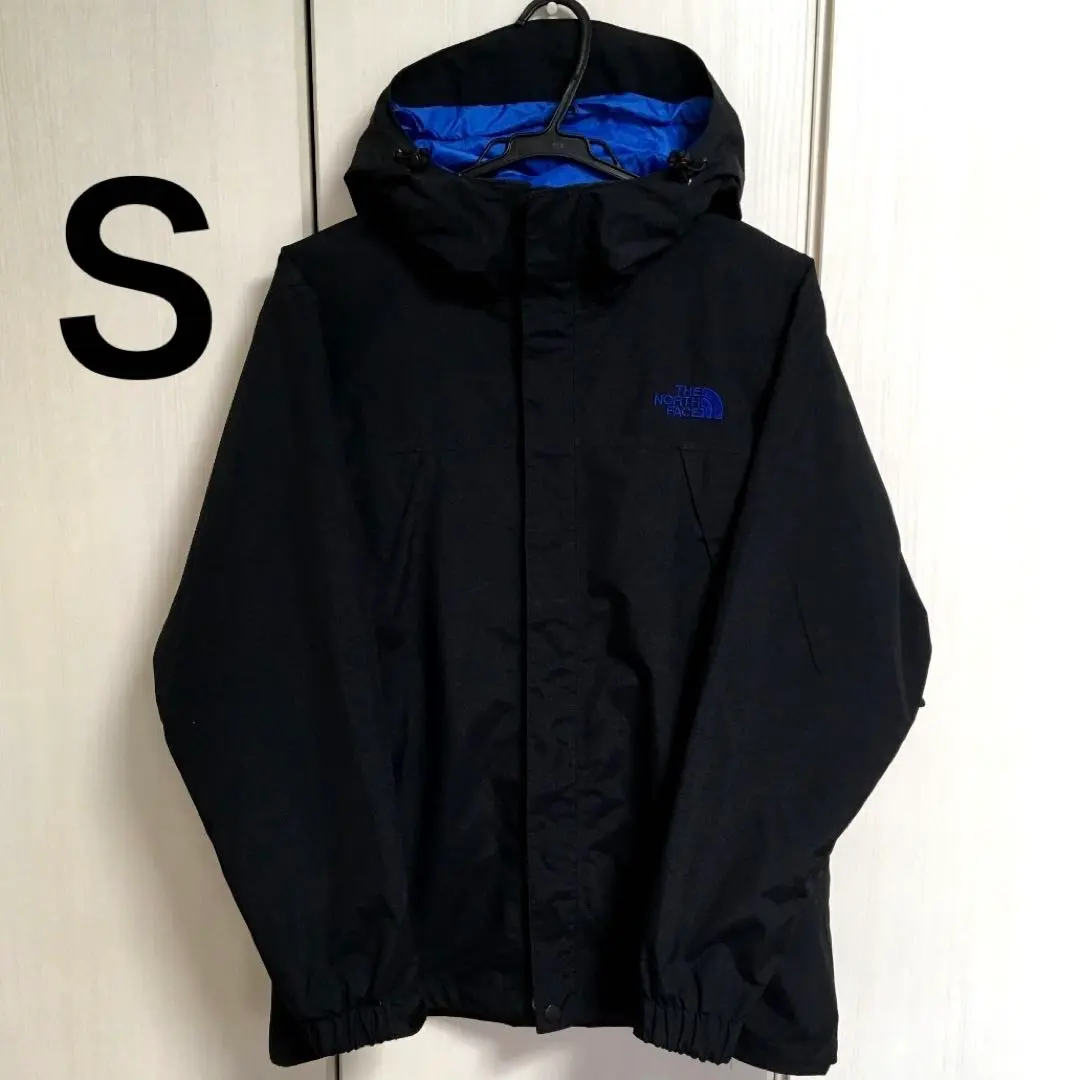 ノースフェイスマウンテンパーカー Black✖️Blue/廃盤希少カラー