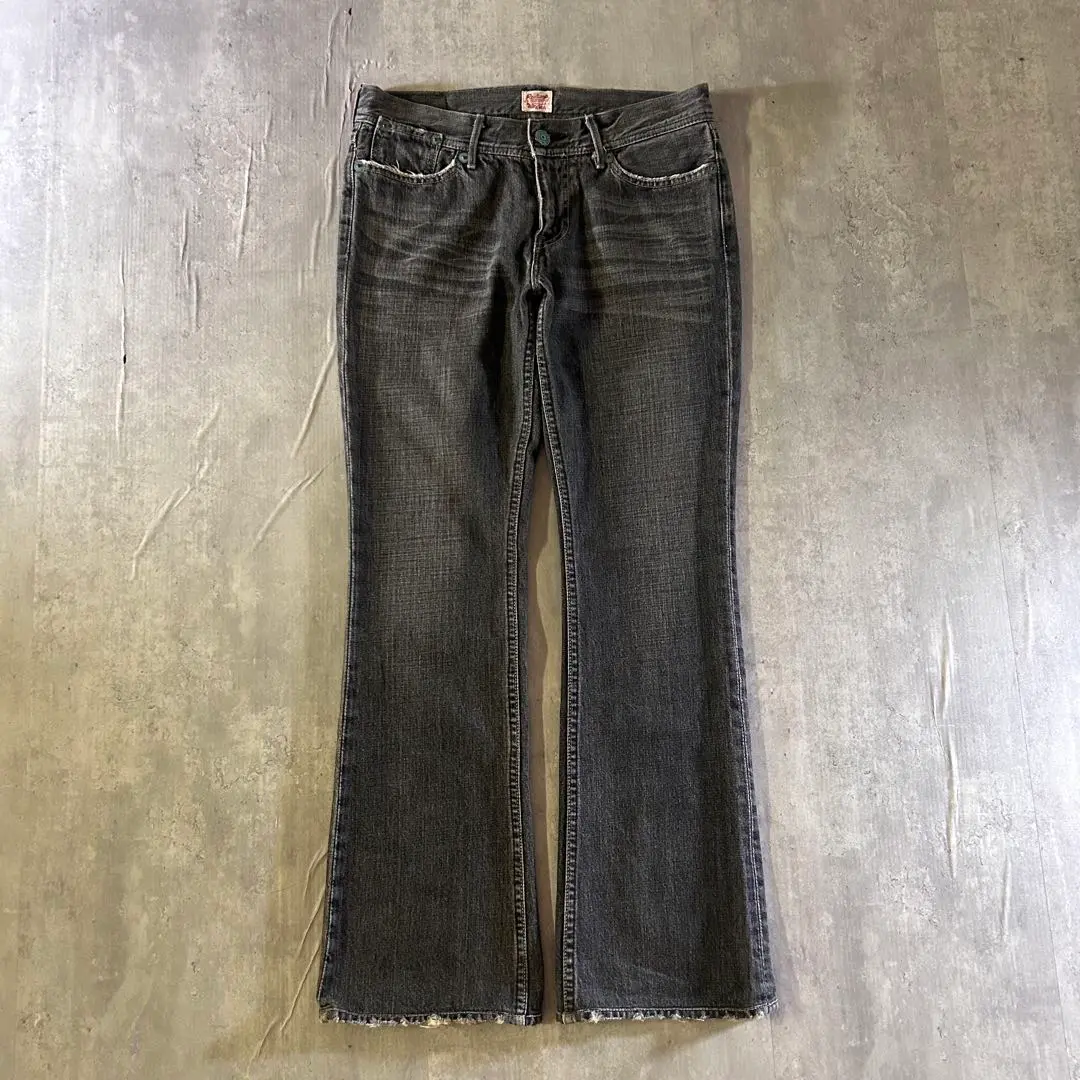 m6851【00s】Levi’s redloop フレアデニムスミクロ 先染め