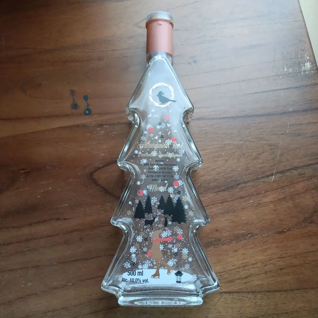 着払【空き瓶】Spätburgunder Rosé 500mlクリスマスツリー型