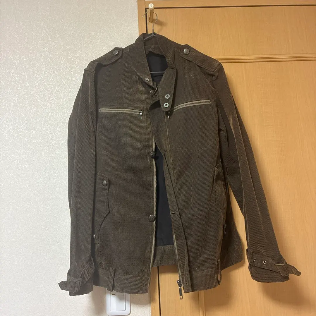 ブラウン コーデュロイ アウタージャケット