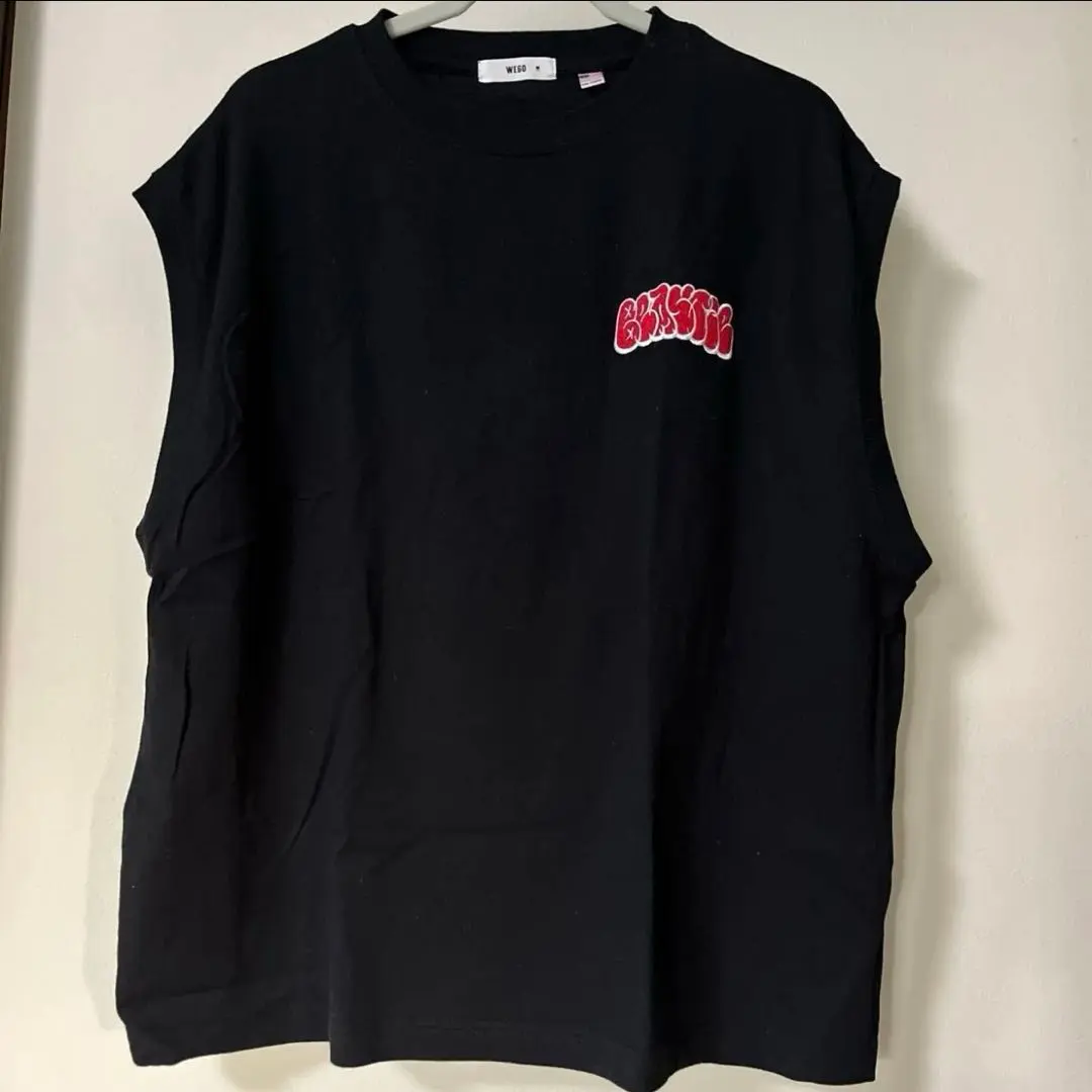 WEGO カットソー ノースリーブ ビッグTシャツ①