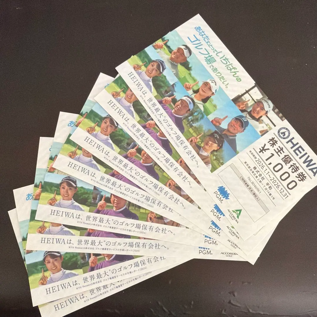 HEIWA 株主優待券 8枚