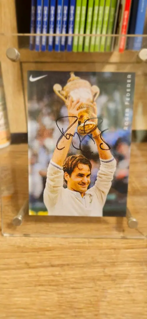 フェデラー直筆サインフォト