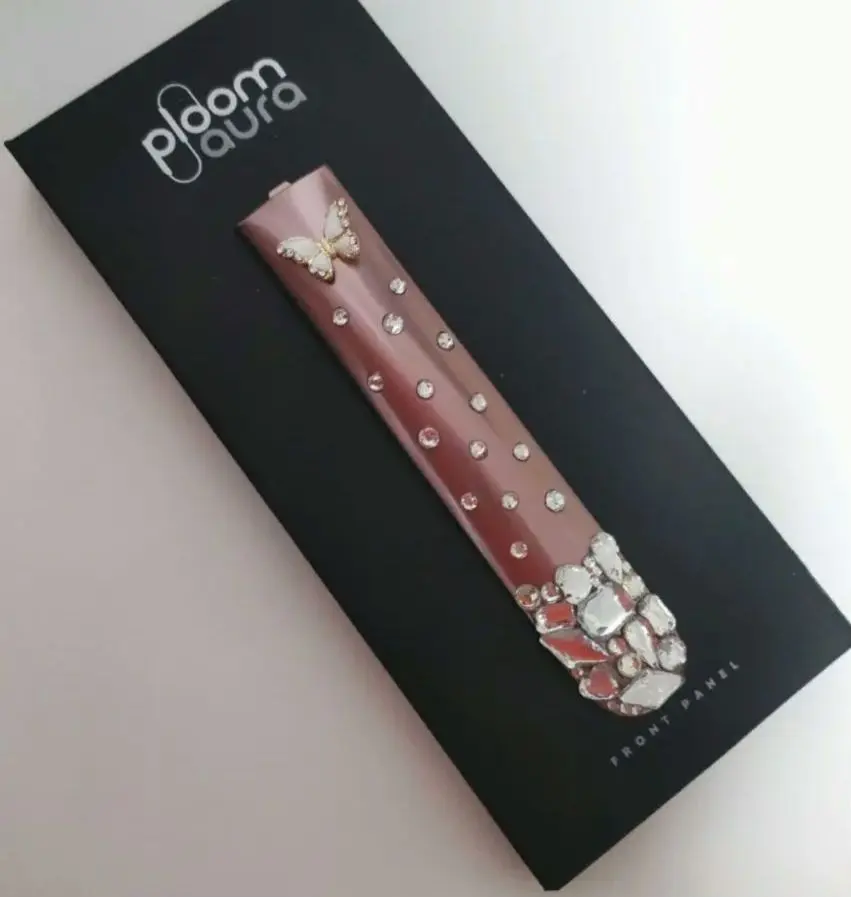 プルームオーラ　フロントパネル　デコ　ローズゴールド