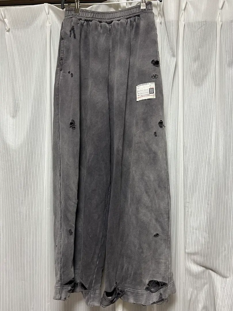 ミハラヤスヒロ　24aw DISTRESSED WIDE PANTS