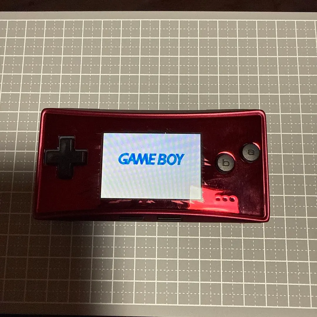 ゲームボーイアドバンスミクロ 本体 レッド