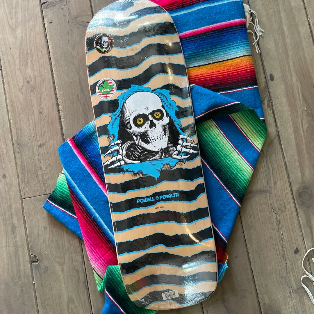 Powell Peralta スカルデザイン スケボーデッキ9.89インチ