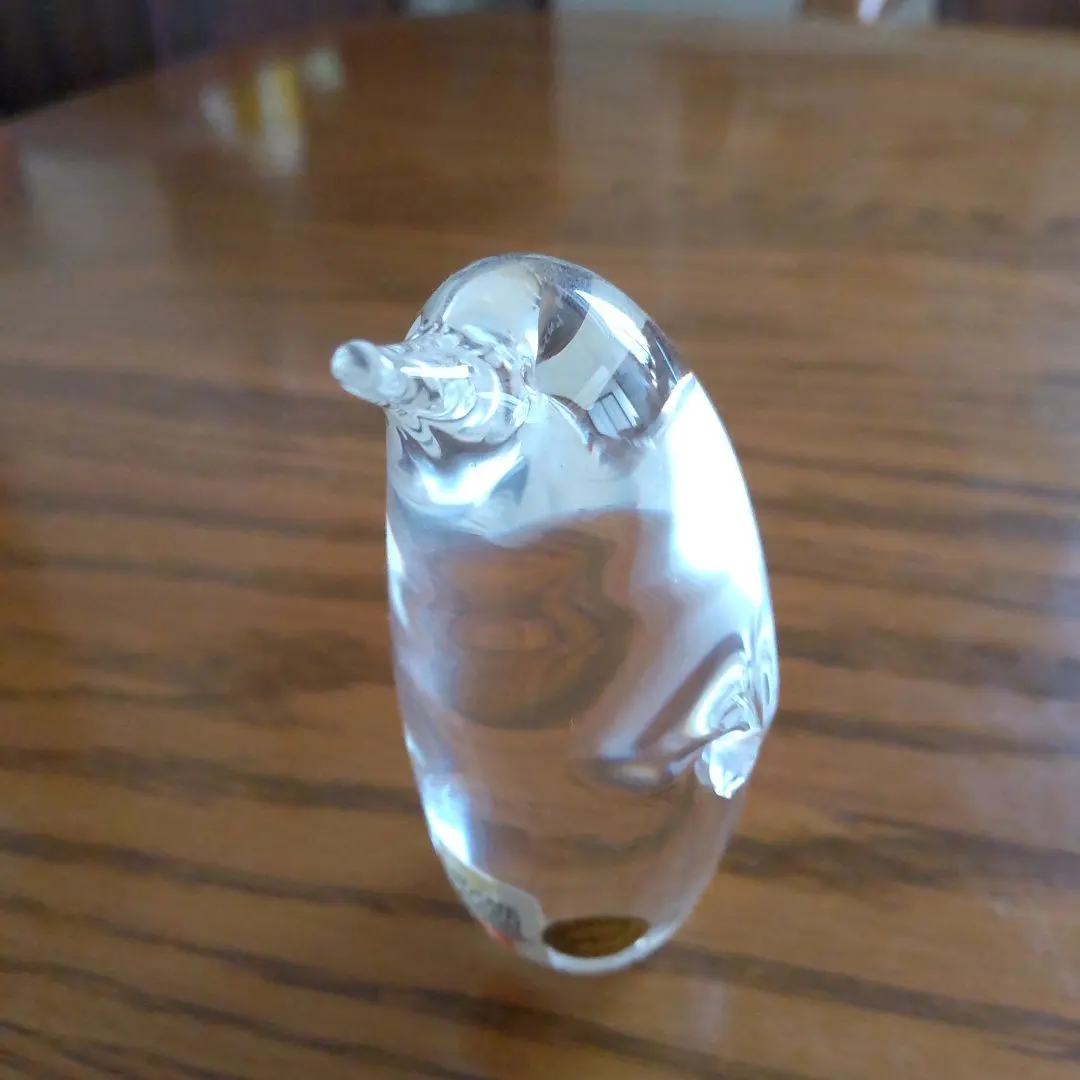 Holmegaard クリスタルガラス ペンギン型