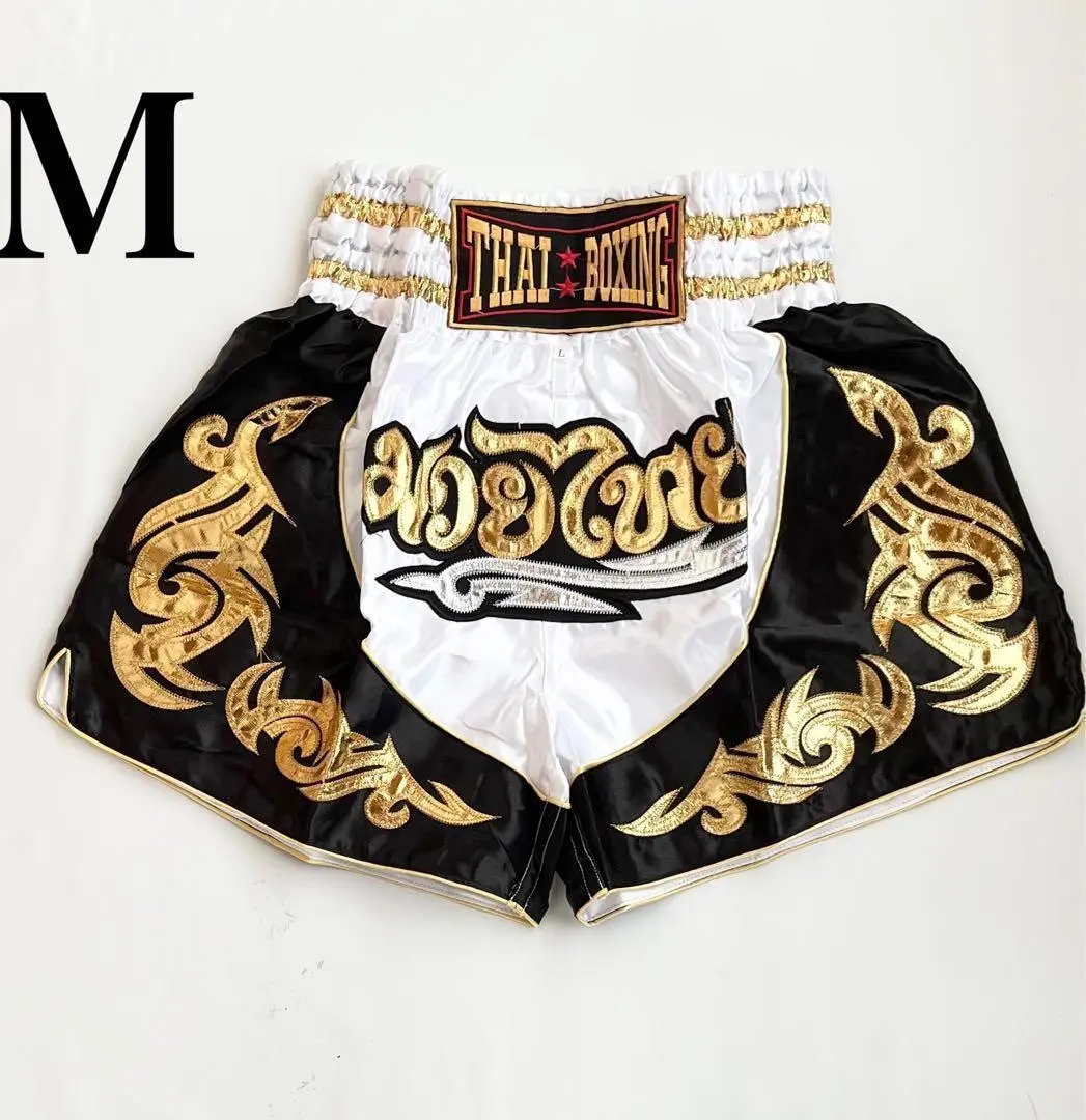 新品 ボクシングパンツ ムエタイパンツ トレーニングパンツ Mサイズ
