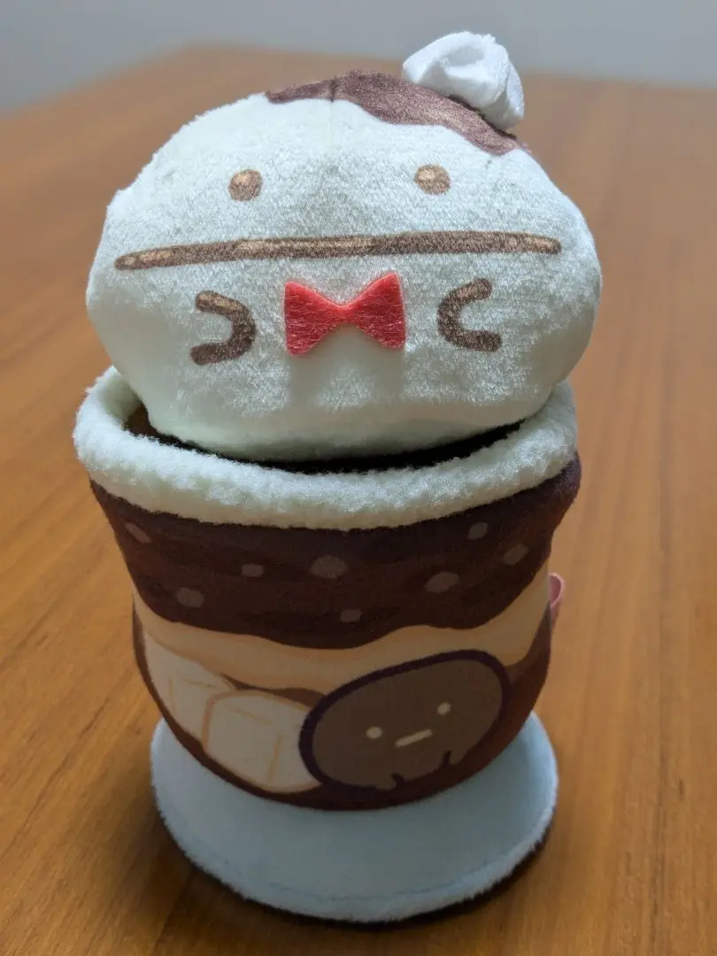 すみっコぐらし　喫茶すみっコでチョコレートフェア　てのりぬいぐるみ　パフェ小物入