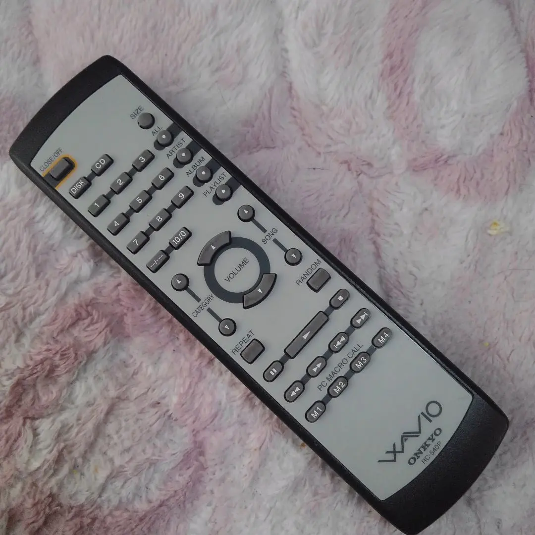 WNo.734　ONKYO　オンキヨー　リモコン(RC-540P)