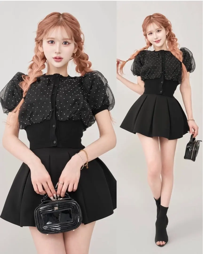 Darich シアードットカーディガン