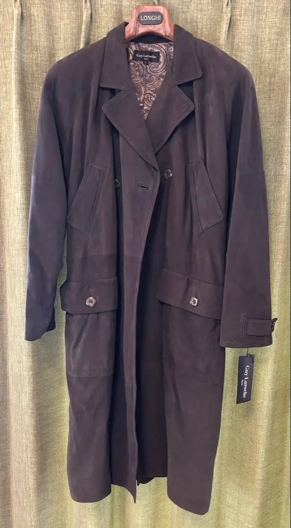 【新品・希少品】Guy Laroche ラム・ヌバック コート