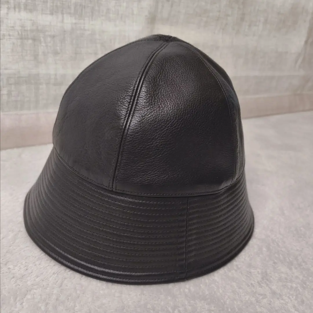 KIJIMA TAKAYUKI COW LEATHER SAILOR HAT