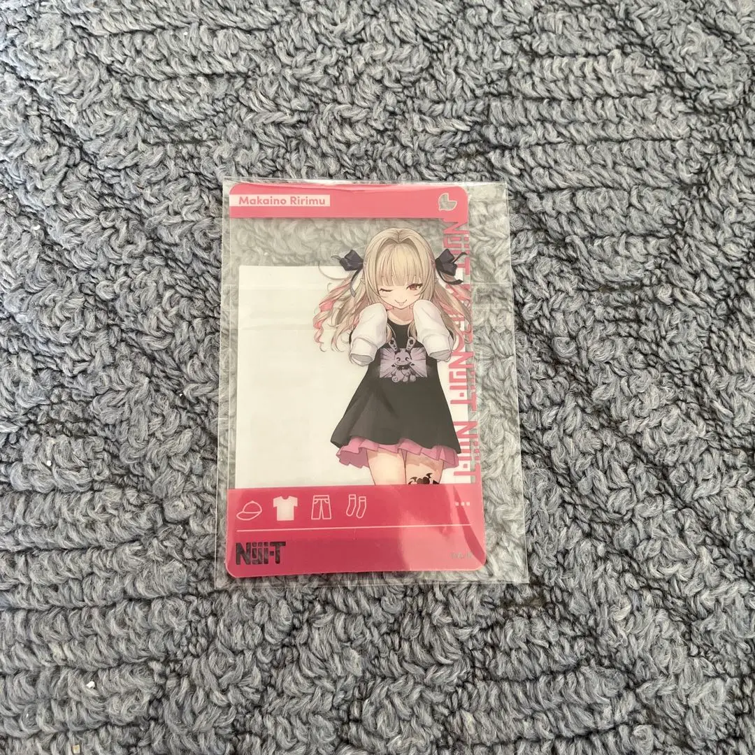 にじTグッズ　クリアカード　魔界ノりりむ