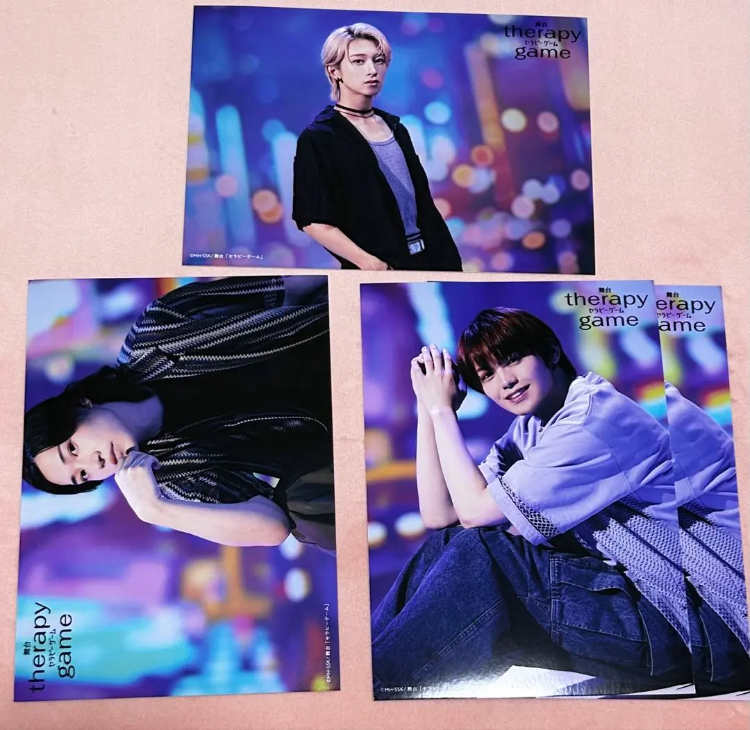 セラピーゲーム　舞台　2L ランダム　ブロマイド　湊　樹　翔平