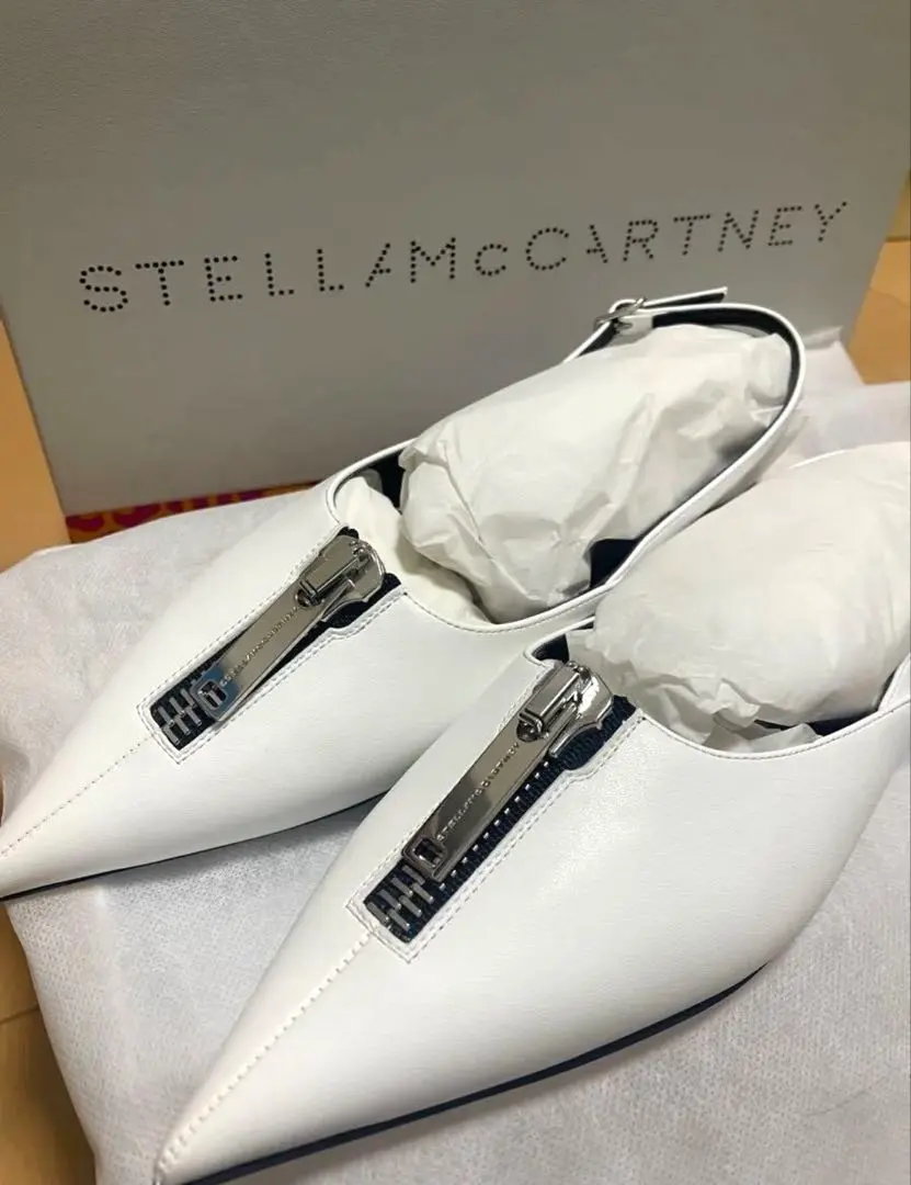 【STELLA McCARTNEY】ジップイットフラット　ホワイト日本完売品