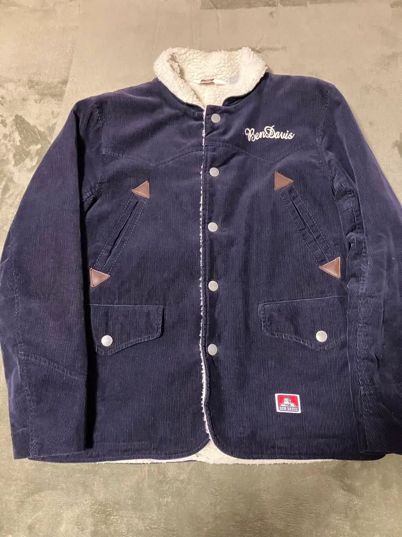 BEN DAVIS コーデュロイジャケット M ネイビー