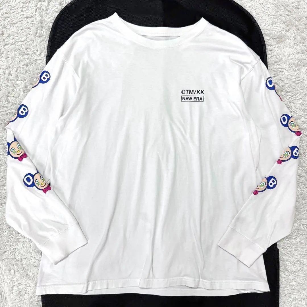 希少　村上隆　ニューエラ　TM/MM コラボ　Tシャツ　スリーブプリント　XL