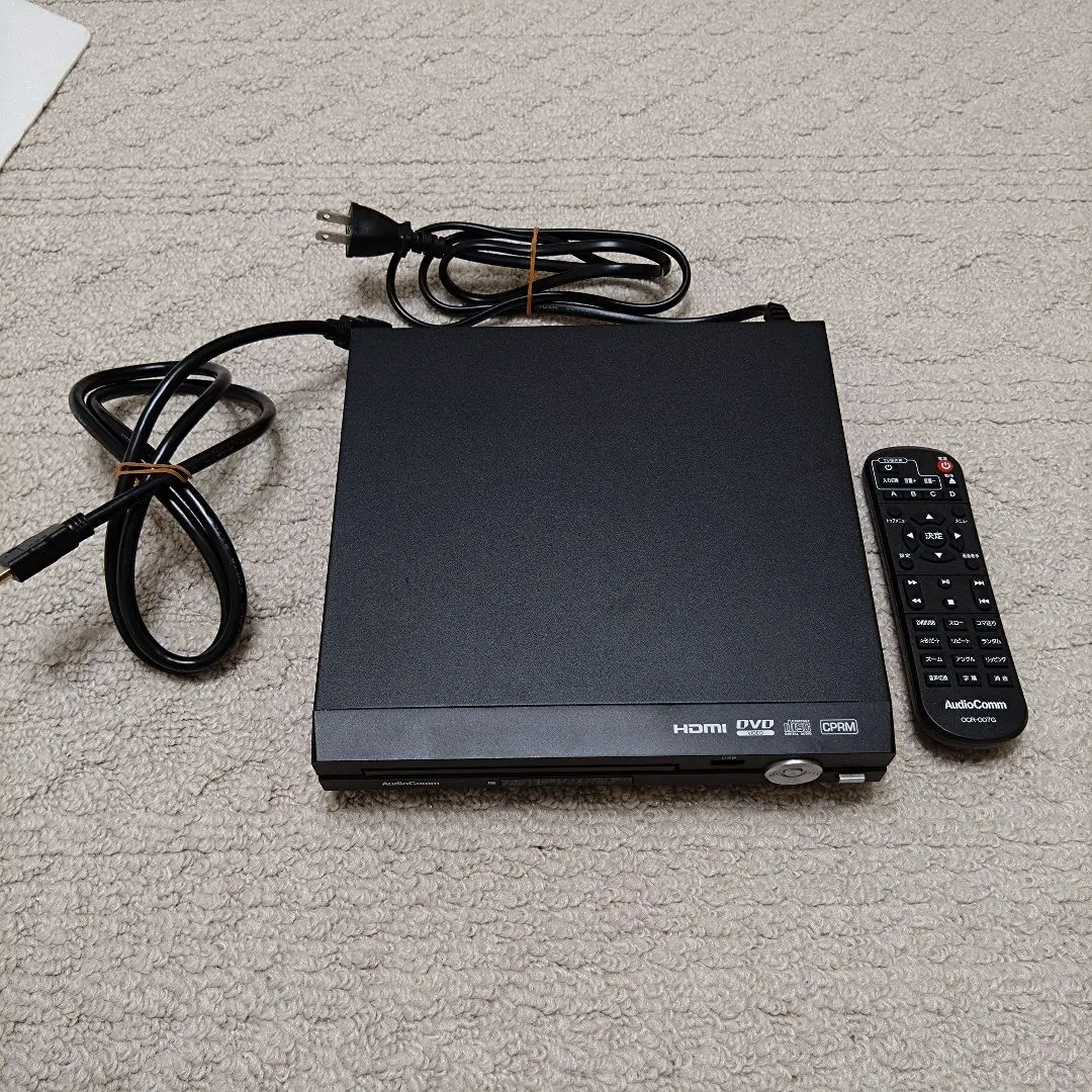 ジャンク AudioComm DVDプレーヤー 2018年製