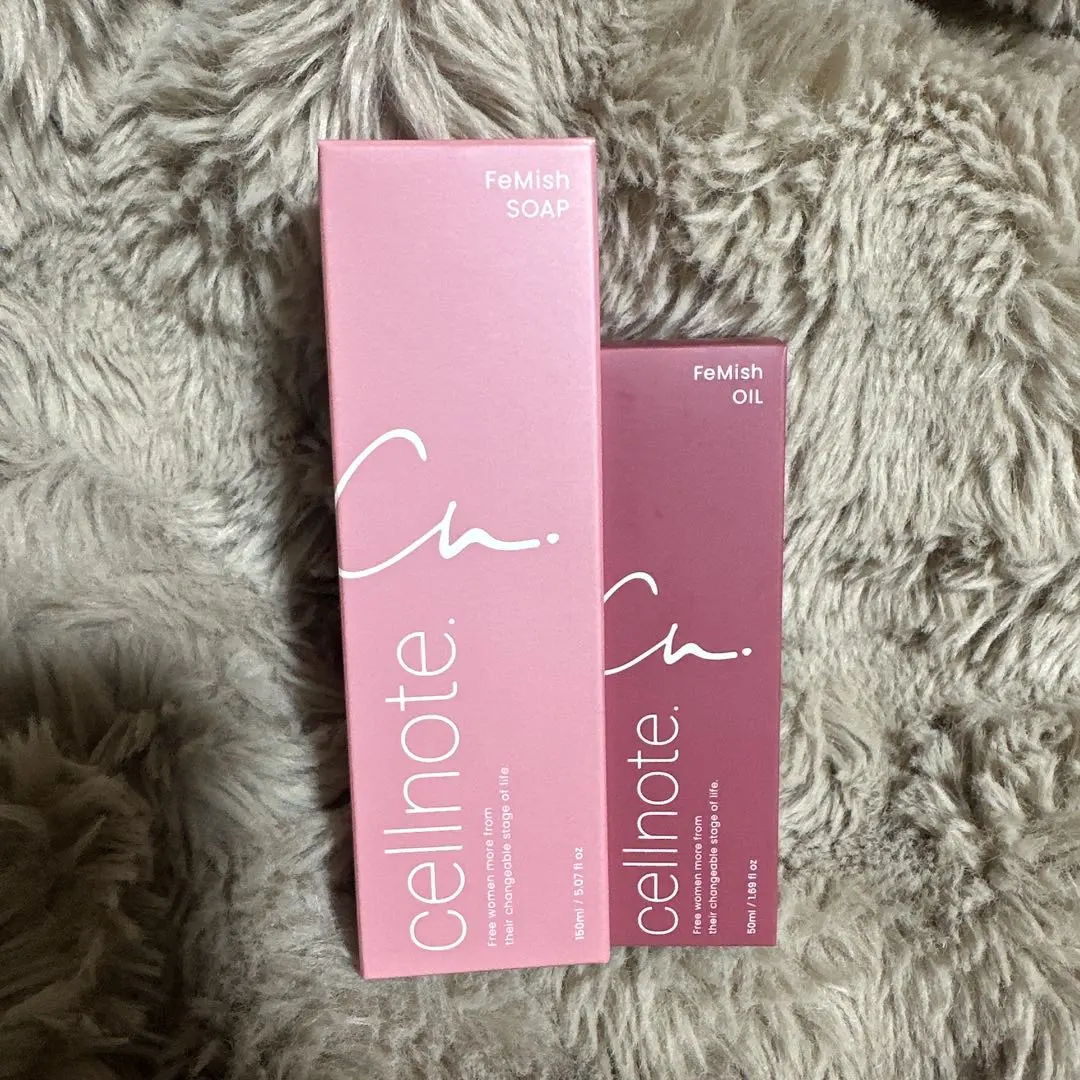 新品セルノートcellnote フェミッシュオイルとソープ　デリケートゾーン