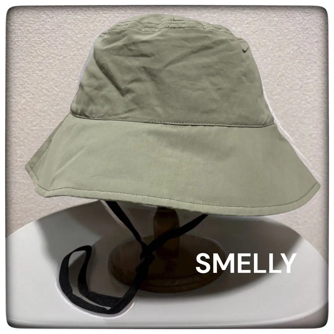 新品 SMELLY スメリー バケットハット カーキ グリーン UV 撥水