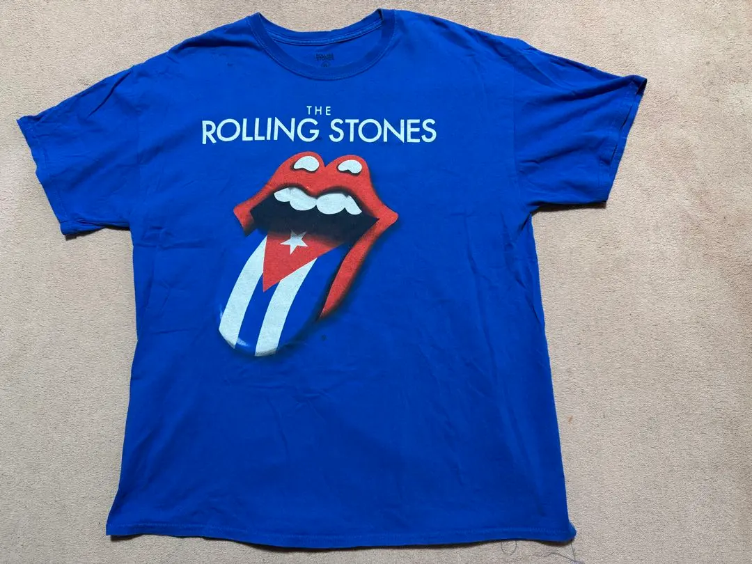 希少品 THE ROLLING STONES HAVANA CUBA Tシャツ