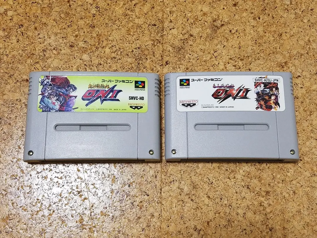 スーパーファミコン　鬼神降臨伝ONIと幕末降臨伝ONI