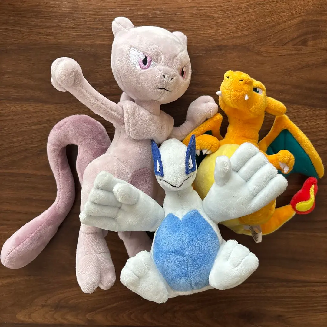 ポケモン ぬいぐるみ セット リザードン ミュウツー ルギアルギア