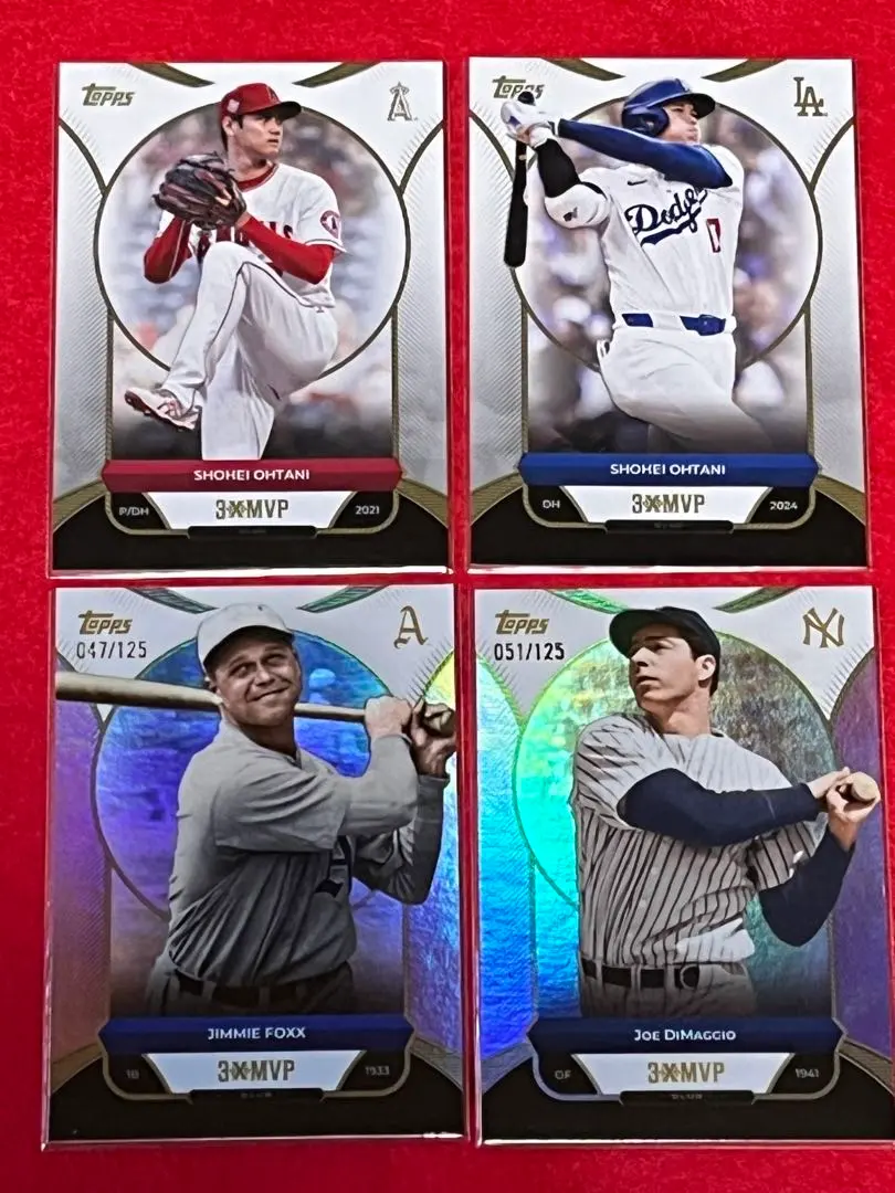 大谷翔平topps3X MVP
