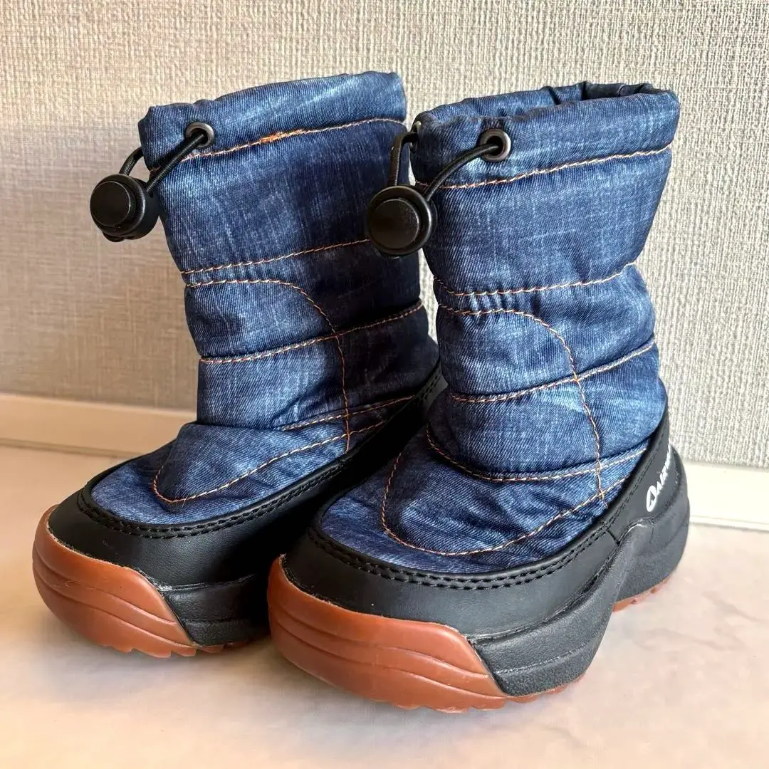 AIRWARK スノーブーツ　デニム調　15cm 16cm