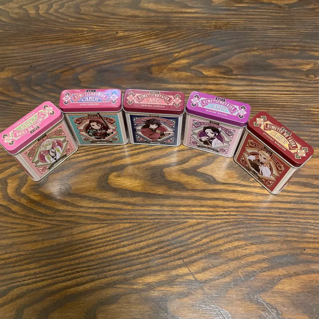 鬼滅の刃 キャンディ缶 5個セット