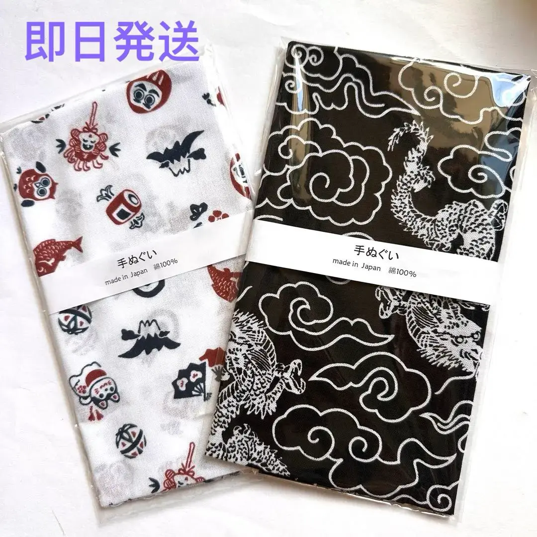 新品✩.*˚手ぬぐい ★ まとめ★ 日本製✩.*˚ 和柄　プレゼント用人気　龍
