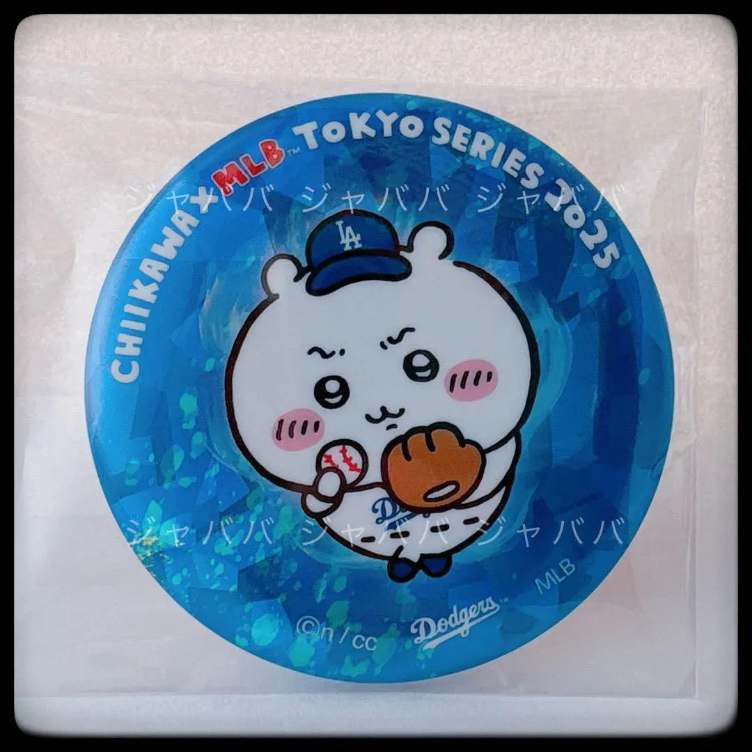 ちいかわ MLB ホログラムカンバッジ ちいかわ 缶バッジ