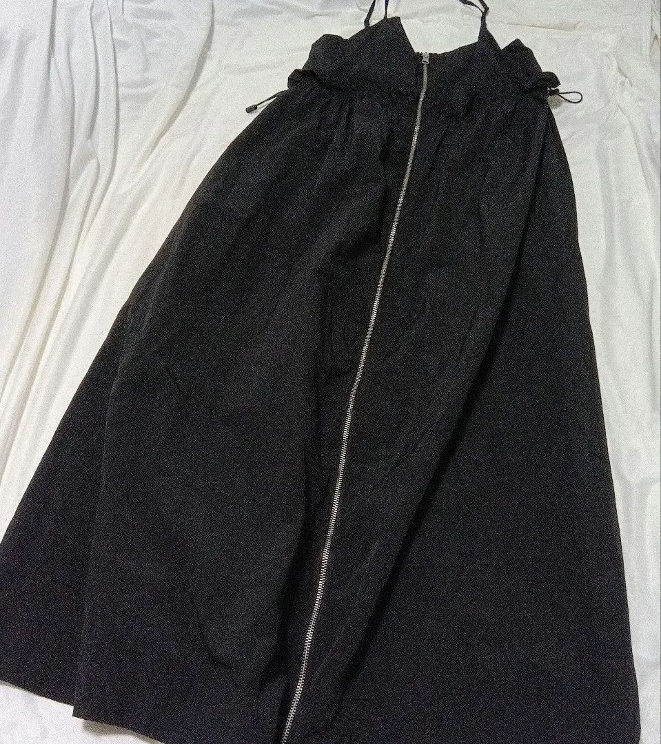 GRL ブラックロングキャミワンピース(最終お値下げ年内処分)