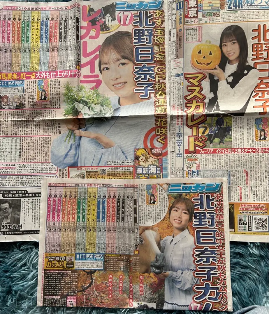 北野日奈子　日刊スポーツ切り抜き