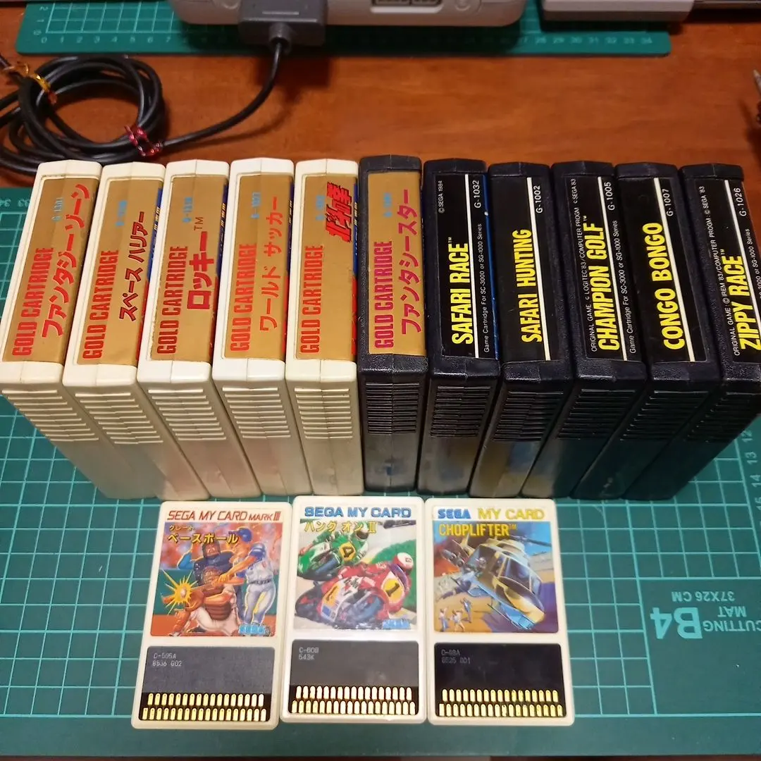 起動未確認　SEGA　カセット　カード　多数