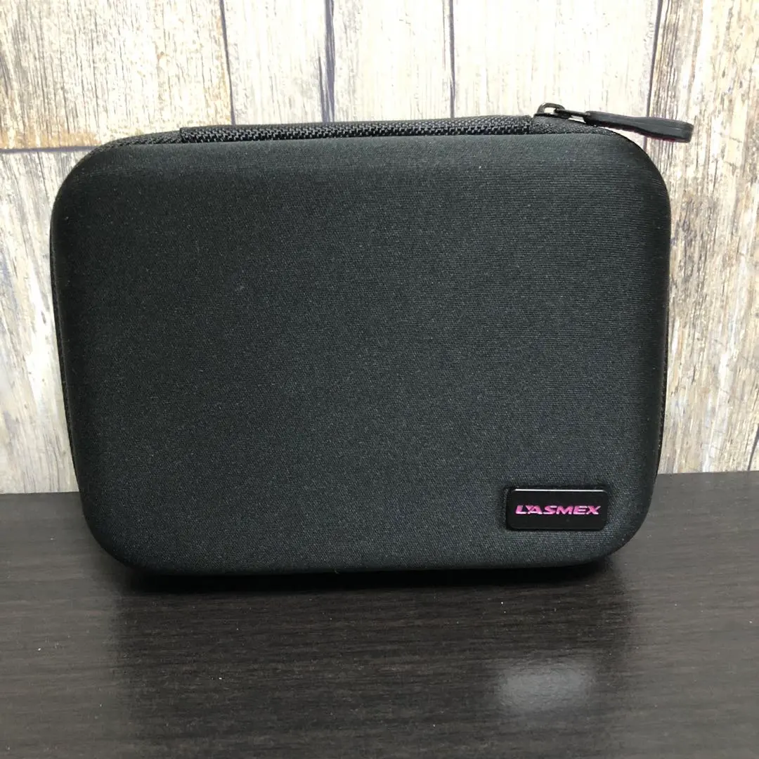 【美品】ヘッドホンケース LASMEX ファスナー付きポーチ