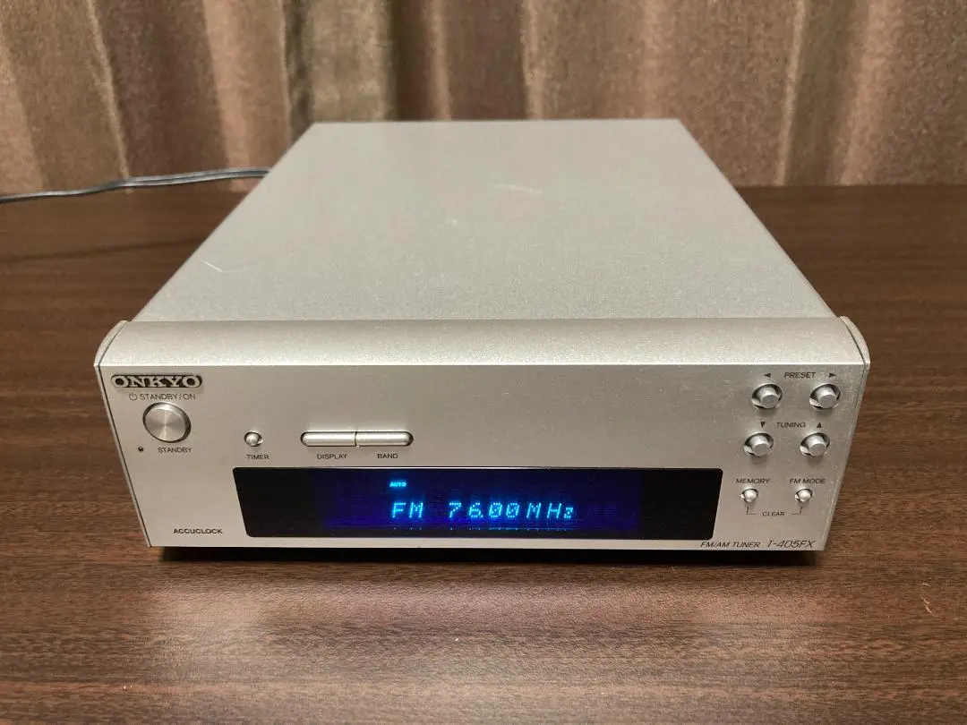 ONKYO T-405FX 高音質高感度チューナー ワイドFM対応 中古動作品