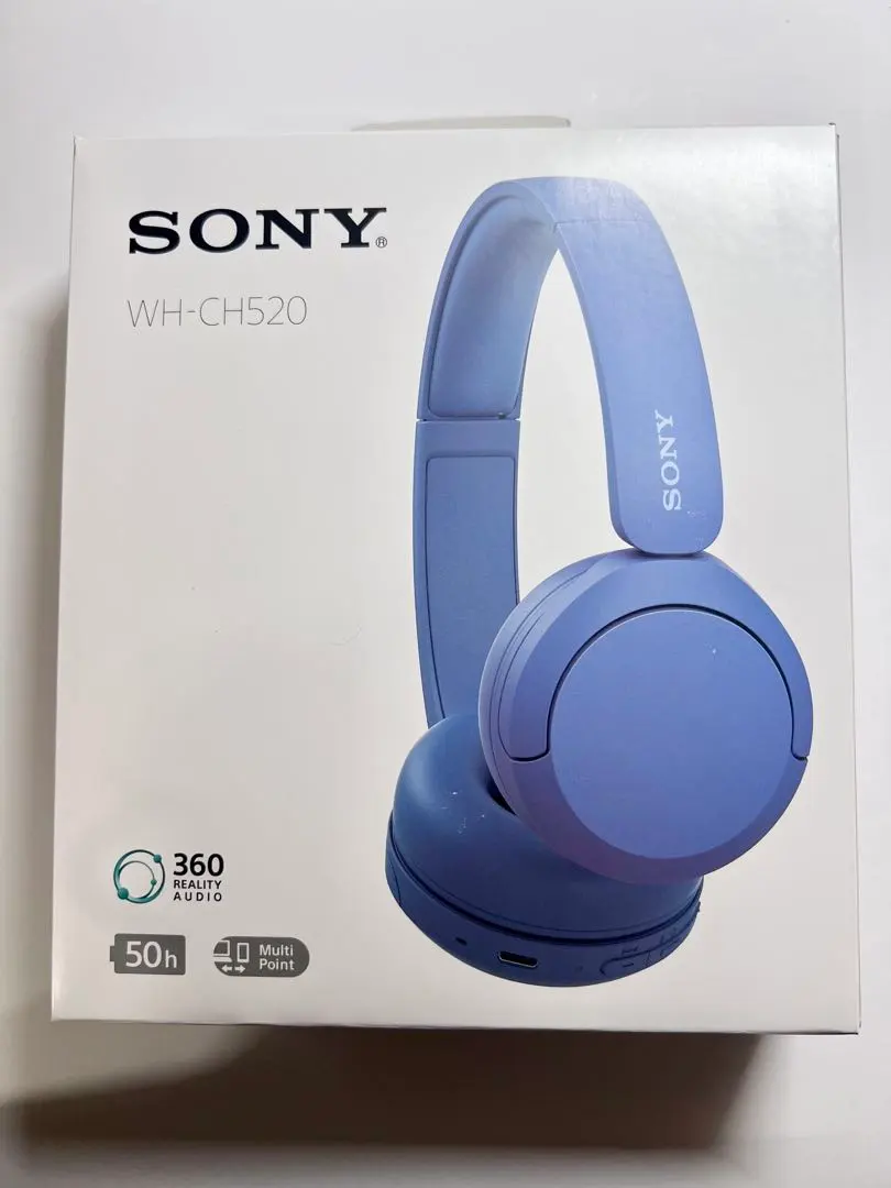 新品 SONY ワイヤレスステレオヘッドホン ブルー WH-CH520