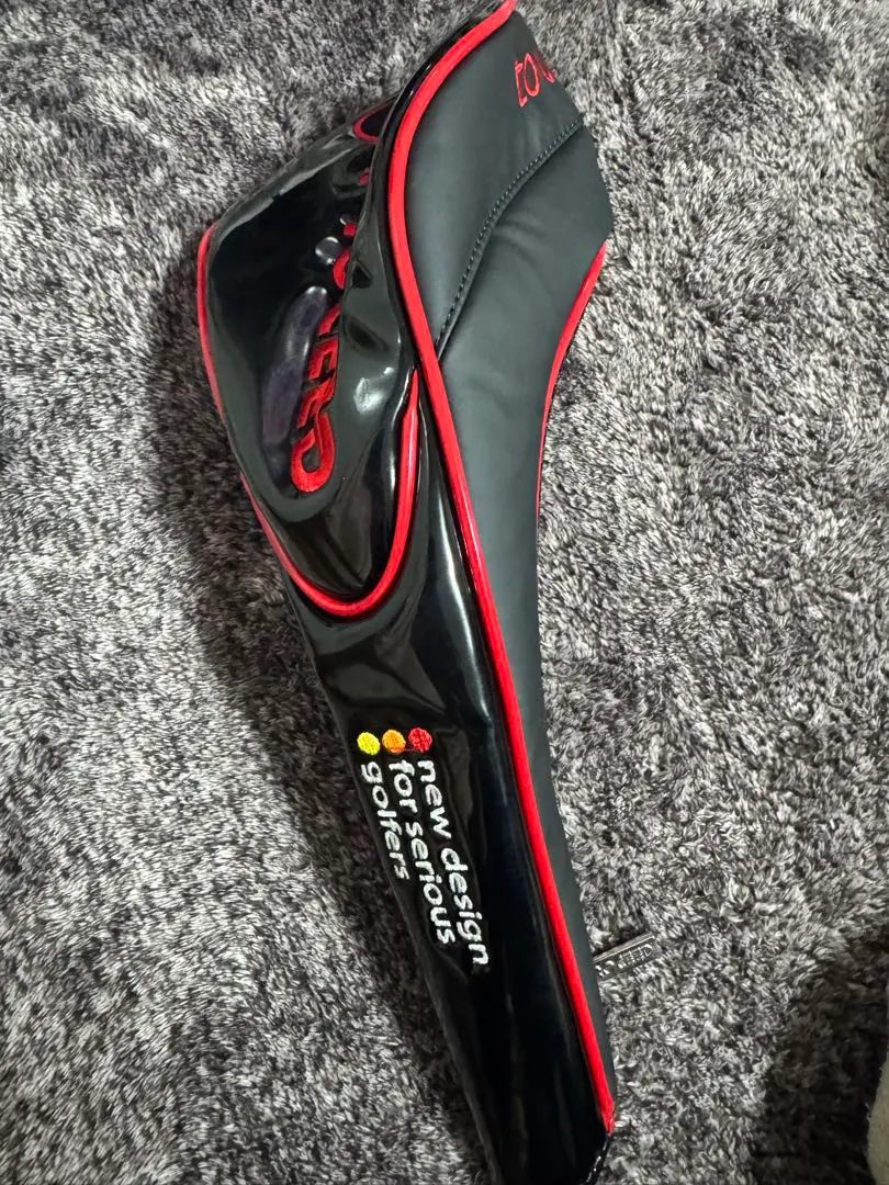 PROCEED JUSTICKドライバー用ヘッドカバー 黒赤