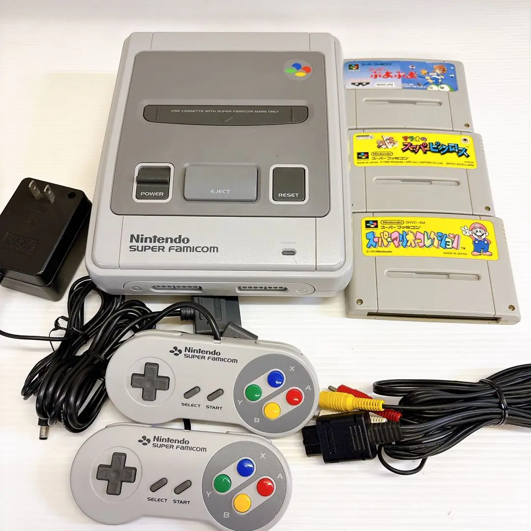 【SFC】スーパーファミコン 1chip-01 本体一式