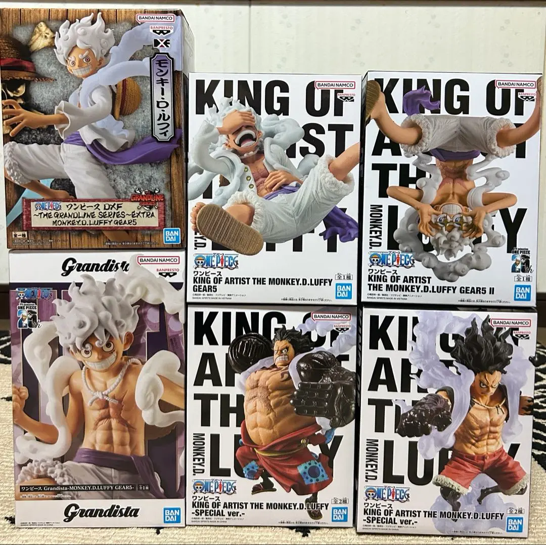モンキーDルフィ　フィギュア6体セット