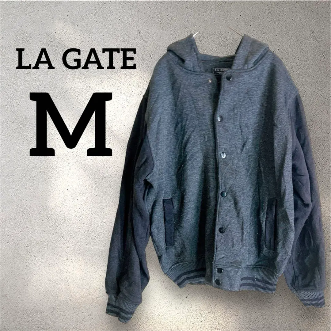 LA GATE 【M】エルエーゲート フーデッドスタジャン