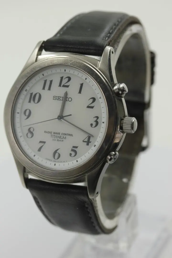 SEIKO 5B21-0AD0 電波腕時計 新品電池に交換済み