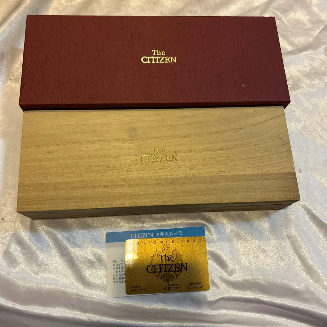 レア‼️ザ シチズン　腕時計　空箱　カード付き