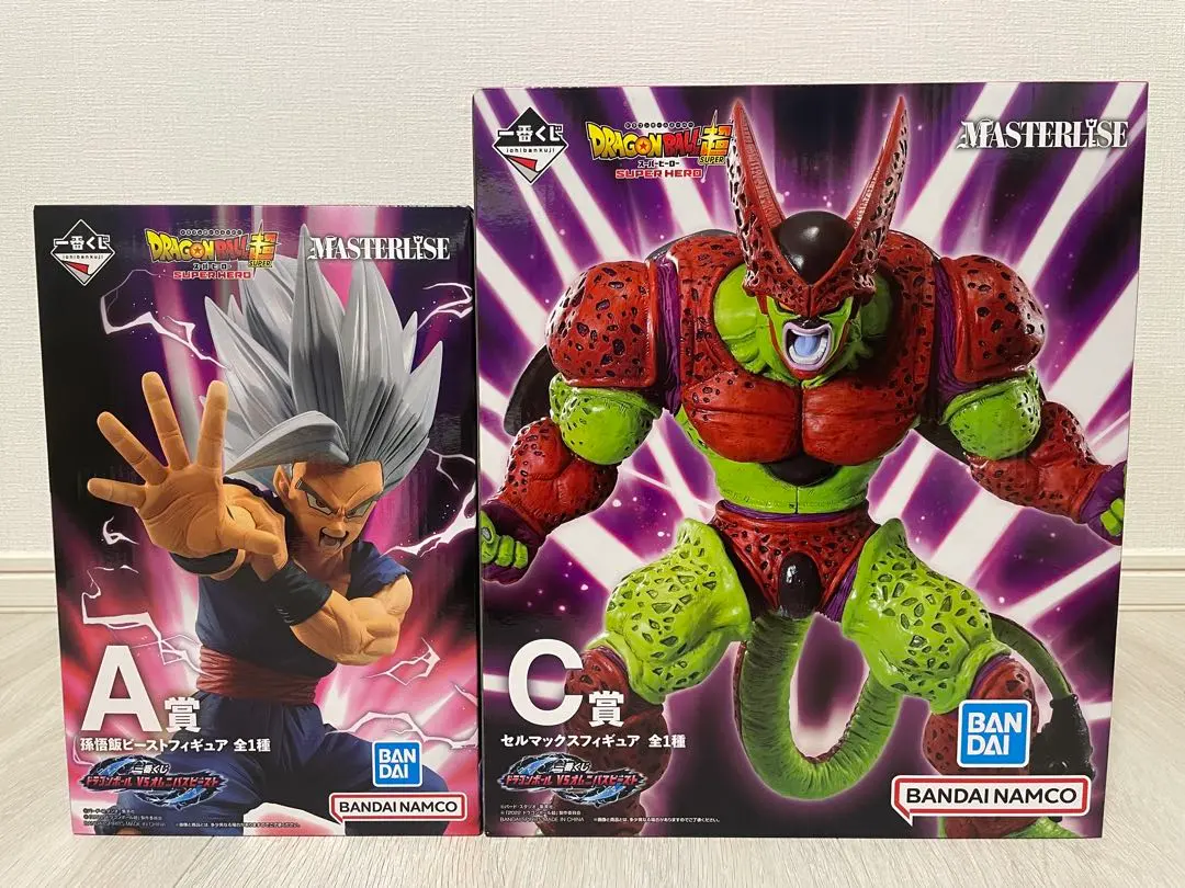 一番くじドラゴンボール MASTERISE セル 孫悟飯　フィギュアセット